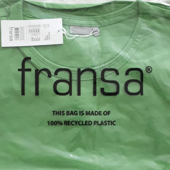 Fransa Green Basic Tee /NWT - Picture 5 of 6